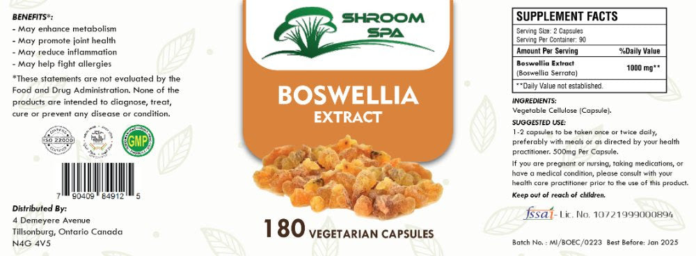 Boswellia-180 qty